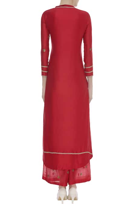 Manasi Sengupta Embroidered Kurta Palazzo Set  