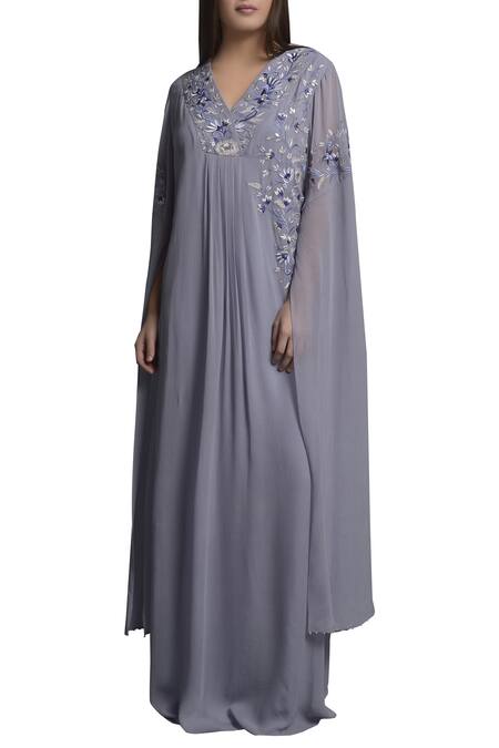 embroidered kaftan dress