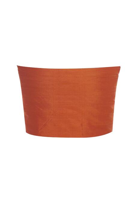 Shop_Talat Kazmi_Ivory Embroidered Saree And Unstitched Blouse_Online_at_Aza_Fashions