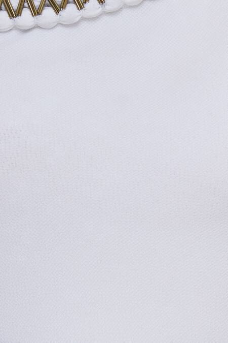 Buy Arpan Vohra White One Shoulder Embroidered Asymmetric Hem Dress Online at Aza Fashions Buy_Arpan Vohra_White One Shoulder Embroidered Asymmetric Hem Dress _Online_at_Aza_Fashions