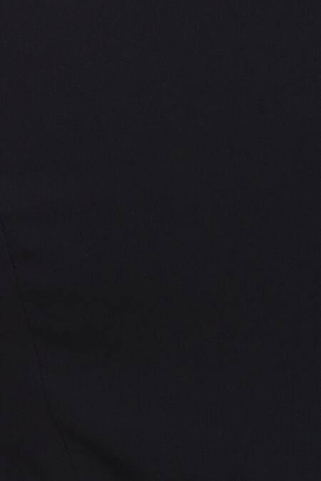 Buy_Divya Kanakia_Black Georgette One-shoulder Draped Gown _Online_at_Aza_Fashions