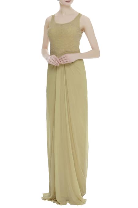 Aurora Rose Gold Dress – LORETA
