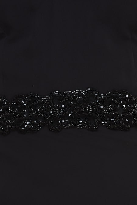 Shop_Arpan Vohra_Black Cutdana Embroidered Floor Length Gown _Online_at_Aza_Fashions