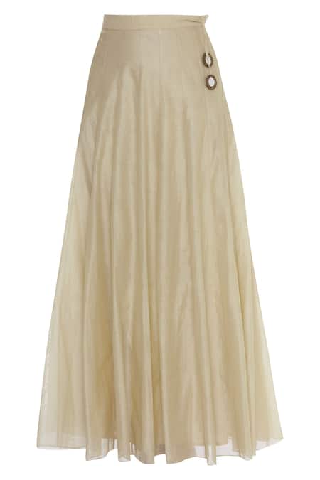 Buy Joy Mitra Cream Embroidered Kurta Lehenga Set Online at Aza Fashions Buy_Joy Mitra_Cream Embroidered Kurta Lehenga Set _Online_at_Aza_Fashions