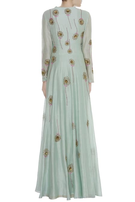 Shop Joy Mitra Yellow Front Slit Kurta With Lehenga And Dupatta at Aza Fashions Shop_Joy Mitra_Yellow Front Slit Kurta With Lehenga And Dupatta _at_Aza_Fashions