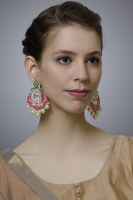 Indian style Big earrings – shakthistyles