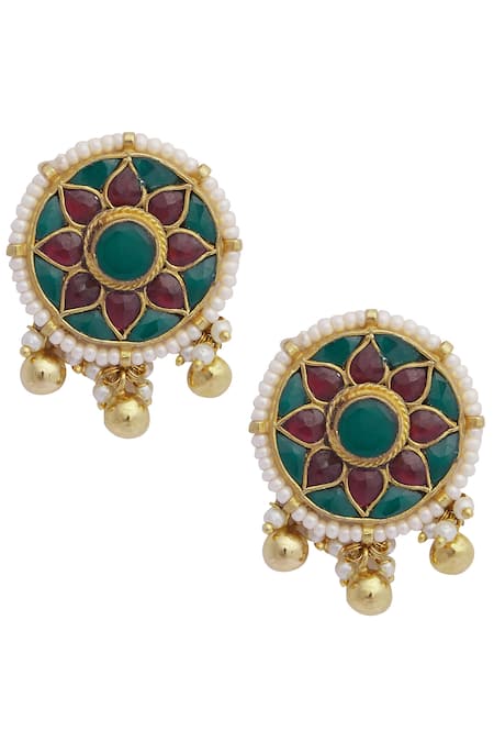 BelsI'S White Kundan Choker Set Online at Aza Fashions BelsI'S_White Kundan Choker Set_Online_at_Aza_Fashions