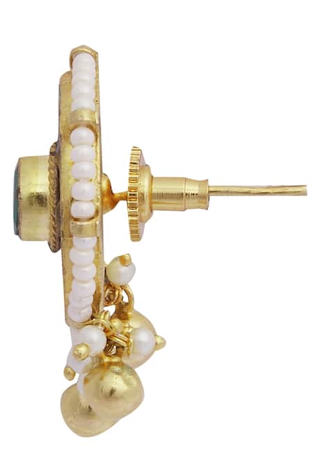 BelsI'S White Kundan Choker Set at Aza Fashions BelsI'S_White Kundan Choker Set_at_Aza_Fashions