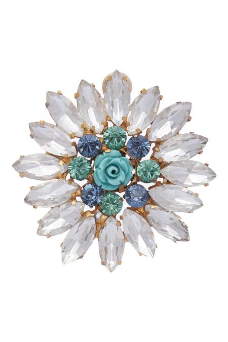 Shop_AE-Tee_Blue Stone Earrings _Online_at_Aza_Fashions