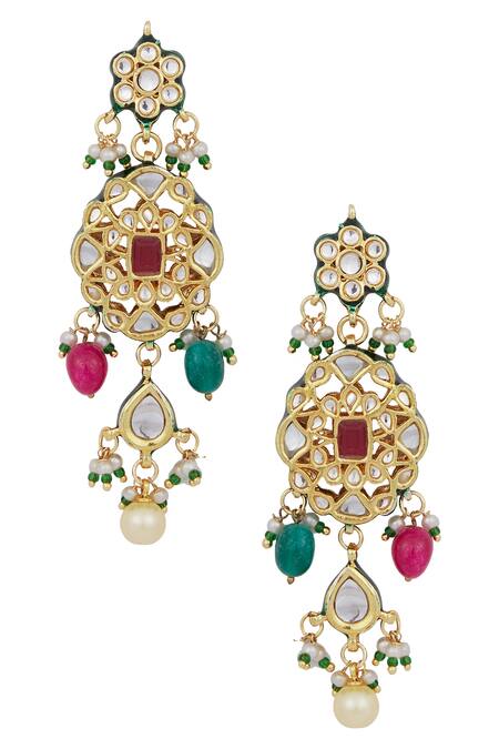 Posh By Rathore Gold Plated Kundan Choker Set Online at Aza Fashions Posh By Rathore_Gold Plated Kundan Choker Set _Online_at_Aza_Fashions