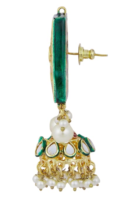 Shop_Posh By Rathore_Gold Plated Kundan Choker Set