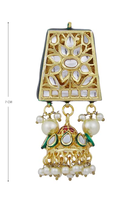 Buy_Posh By Rathore_Gold Plated Kundan Choker Set