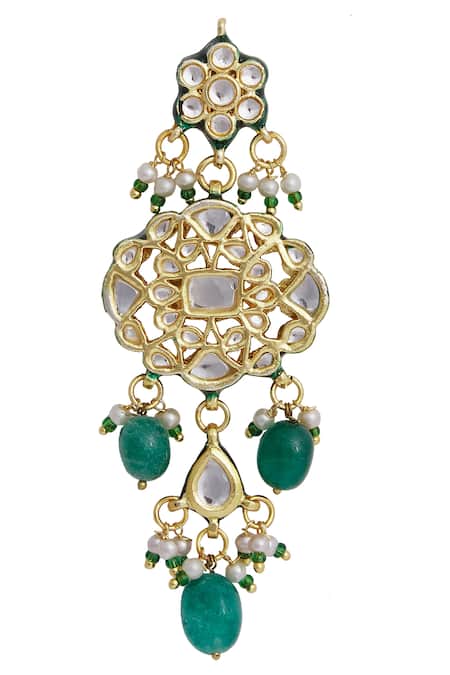 Buy Posh By Rathore Gold Plated Kundan Choker Set Online at Aza Fashions Buy_Posh By Rathore_Gold Plated Kundan Choker Set _Online_at_Aza_Fashions