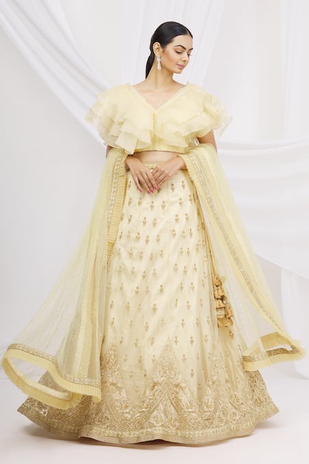 Aariyana Couture Embroidered Lehenga Set 