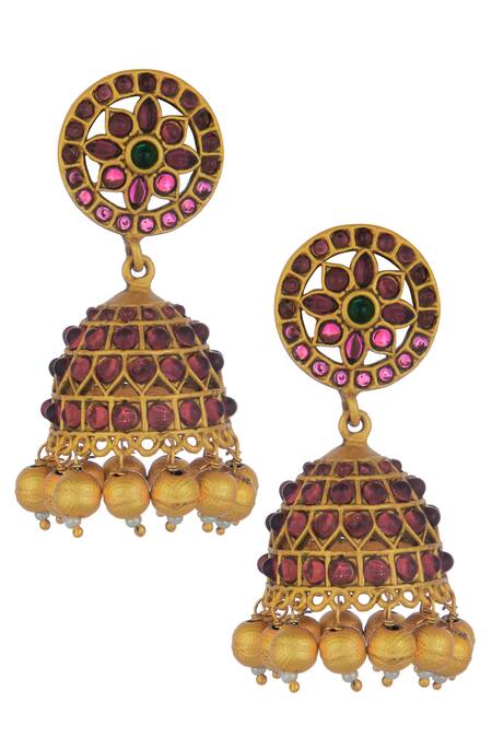 Nayaab By Aleezeh Gold Plated Stone Layered Necklace Set Online at Aza Fashions Nayaab By Aleezeh_Gold Plated Stone Layered Necklace Set_Online_at_Aza_Fashions