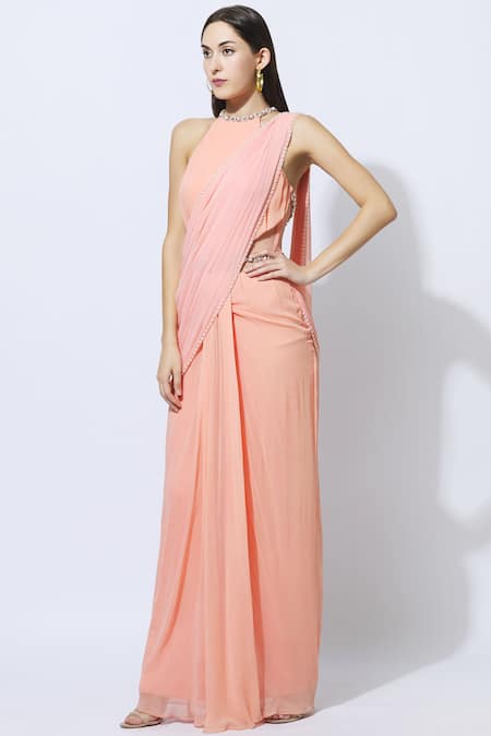 ARPAN VOHRA Embellished Saree Gown 