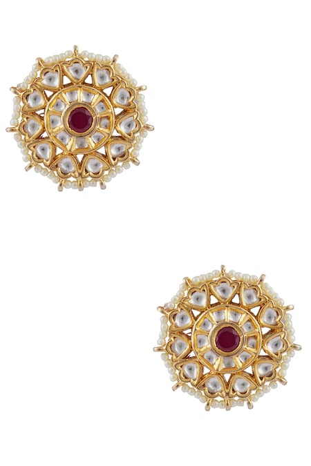 Moh-Maya by Disha Khatri Kundan Stud Earrings 