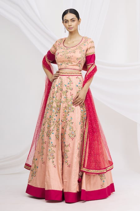 Aariyana Couture Embroidered Bridal Lehenga Set 