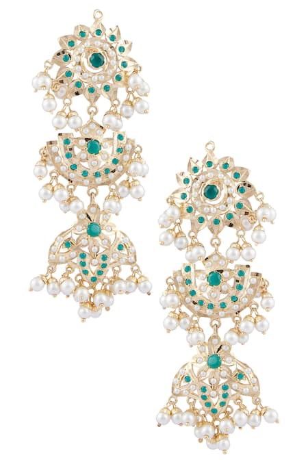 Moh-Maya by Disha Khatri Bead Dangler Earrings 