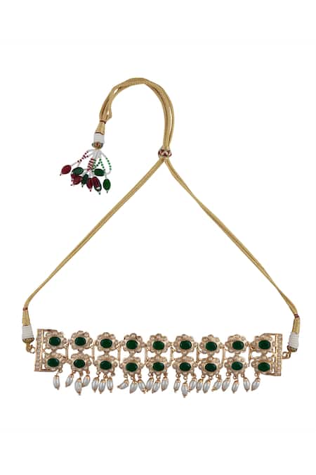 Moh-Maya By Disha Khatri Stone Choker Set 