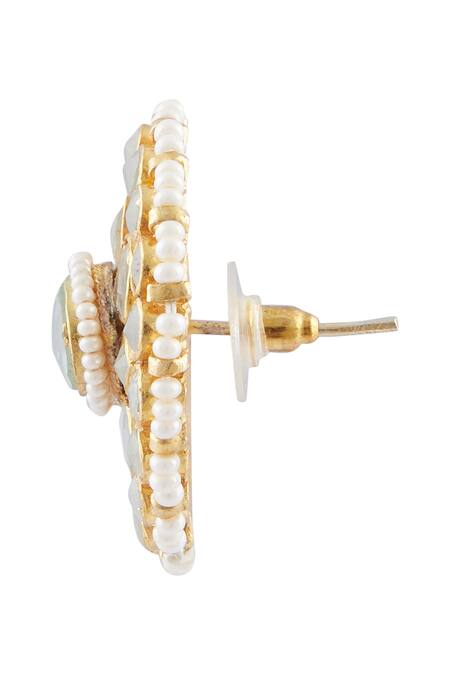 Buy_Moh-Maya By Disha Khatri_Gold Plated Kundan Choker Set