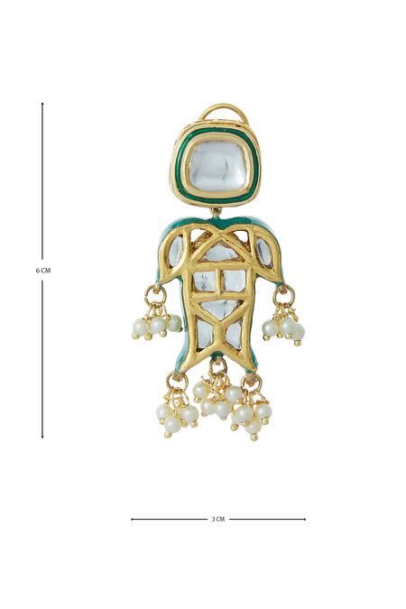 Joules By Radhika_Gold Plated Beads Necklace Set_at_Aza_Fashions