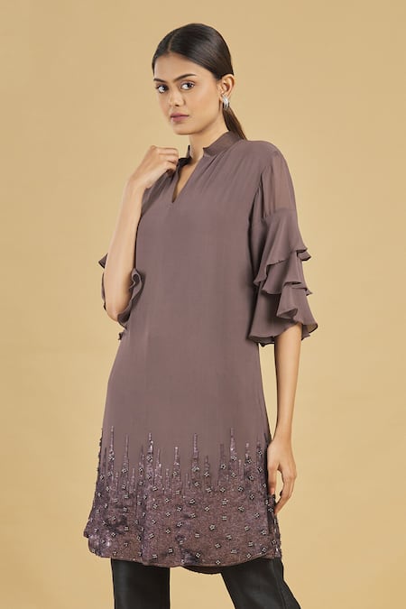 Aariyana Couture Embellished Short Tunic 