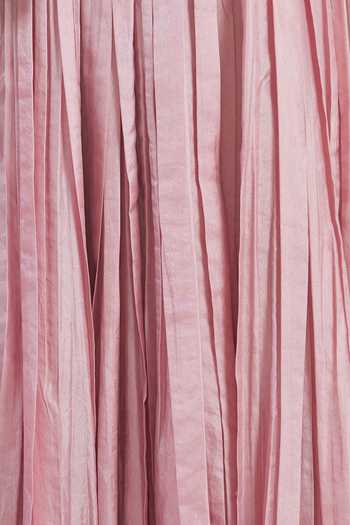 Shop Rocky Star Pink Silk Pleated Gown Online at Aza Fashions Shop_Rocky Star_Pink Silk Pleated Gown_Online_at_Aza_Fashions