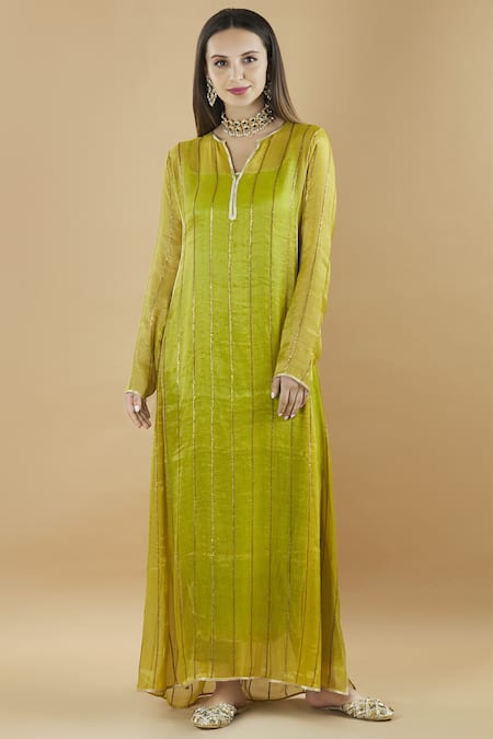 Nini Mishra Embellished Long Kurta 