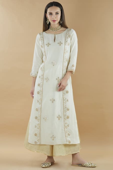 Nini Mishra Embroidered Long Kurta 