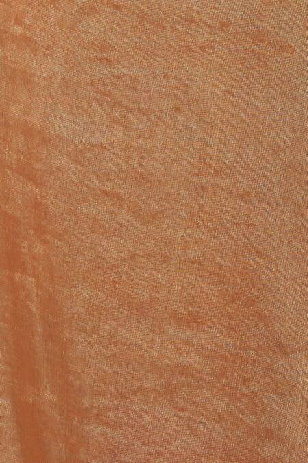 Buy_Nini Mishra_Orange Tissue Flared Pants _Online_at_Aza_Fashions