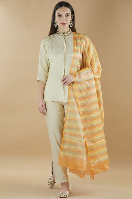 Nini Mishra Striped Dupatta 