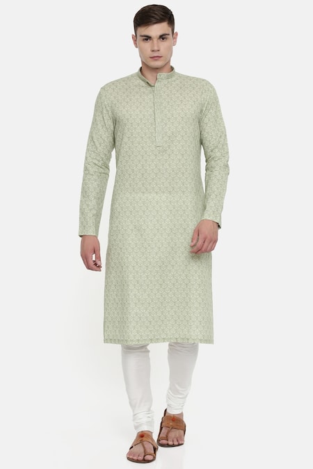 Mayank Modi - Men Linen Kurta Set 