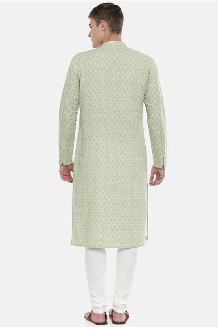 Mayank Modi - Men Linen Kurta Set 