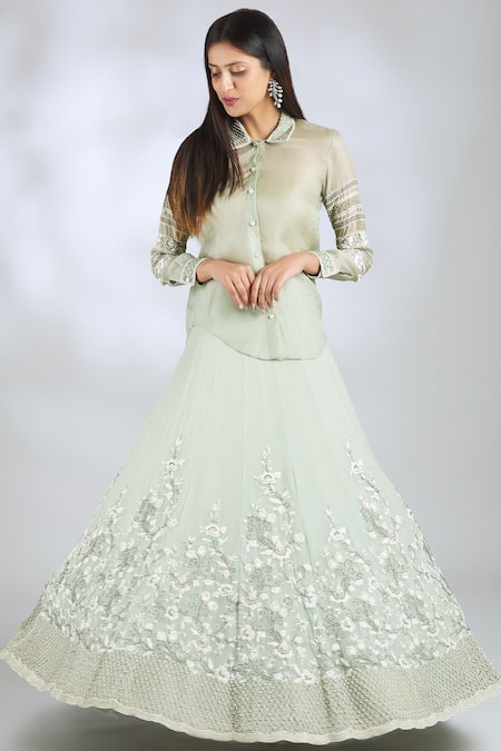 Lehenga With Long Shirt | Maharani Designer Boutique