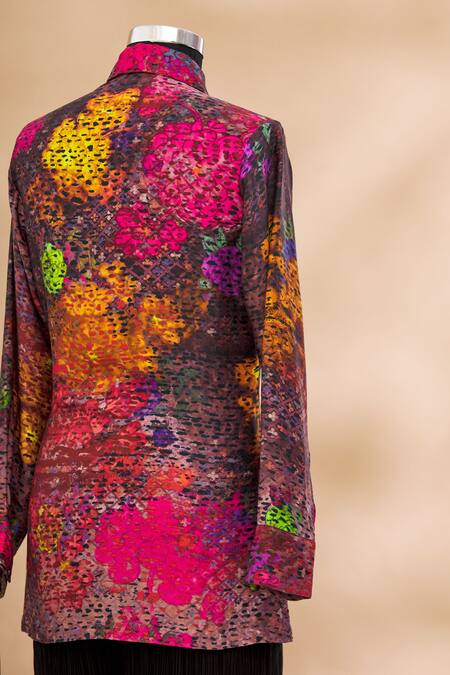 Saaksha & Kinni_Multi Color Printed Shirt_Online_at_Aza_Fashions