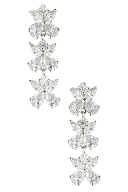 Auraa Trends_Silver Plated Crystals Choker Set_Online_at_Aza_Fashions