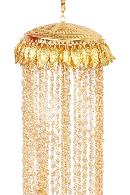 Buy Auraa Trends Gold Plated Beads Kaleeras Set Of 2 Online at Aza Fashions Buy_Auraa Trends_Gold Plated Beads Kaleeras Set Of 2 _Online_at_Aza_Fashions