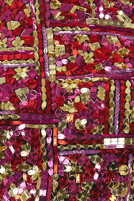 Manish Malhotra Grey Satin Embellished Saree With Blouse at Aza Fashions Manish Malhotra_Grey Satin Embellished Saree With Blouse_at_Aza_Fashions