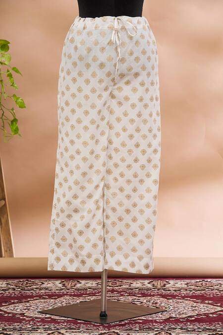 Shop Prama By Pratima Pandey Pink Kurta Round Embroidered And Palazzo Set Online at Aza Fashions Shop_Prama By Pratima Pandey_Pink Kurta Round Embroidered And Palazzo Set _Online_at_Aza_Fashions