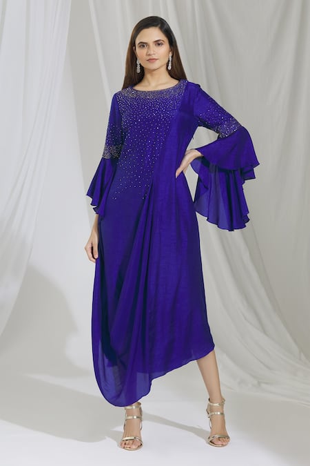 Aariyana Couture Cowl Draped Tunic 