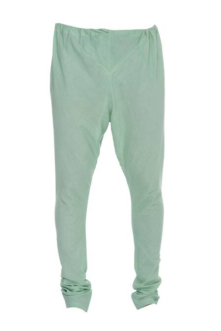 Shop_Vikram Phadnis_Green Tie Dye Sherwani Kurta Set_Online_at_Aza_Fashions