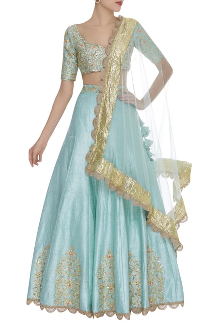 Neha Khullar Gota & sequin embellished lehenga set 