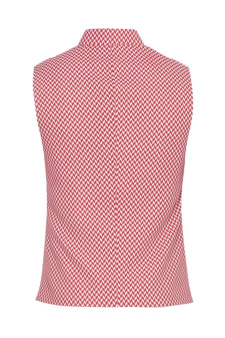 Shop_Nautanky_White Snake Printed Bundi _Online_at_Aza_Fashions