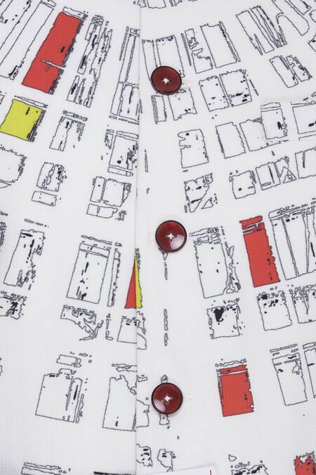 Nautanky Multi Color Snake Printed Bundi at Aza Fashions Nautanky_Multi Color Snake Printed Bundi _at_Aza_Fashions