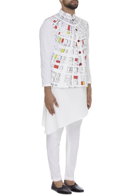 Nautanky Multi Color Snake Printed Bundi Online at Aza Fashions Nautanky_Multi Color Snake Printed Bundi _Online_at_Aza_Fashions