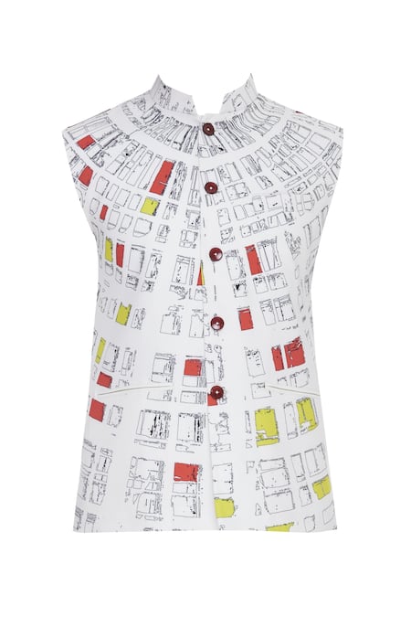 Buy Nautanky Multi Color Snake Printed Bundi Online at Aza Fashions Buy_Nautanky_Multi Color Snake Printed Bundi _Online_at_Aza_Fashions