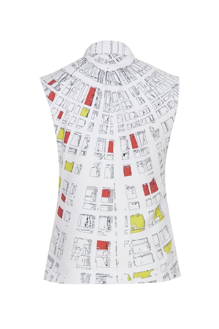 Shop Nautanky Multi Color Snake Printed Bundi Online at Aza Fashions Shop_Nautanky_Multi Color Snake Printed Bundi _Online_at_Aza_Fashions