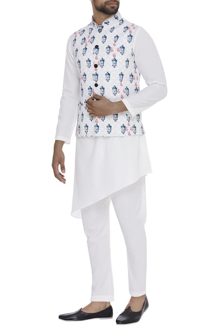 Nautanky Digital Printed Nehru Jacket  