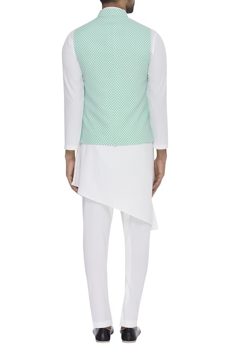 Nautanky Digital Printed Nehru Jacket 